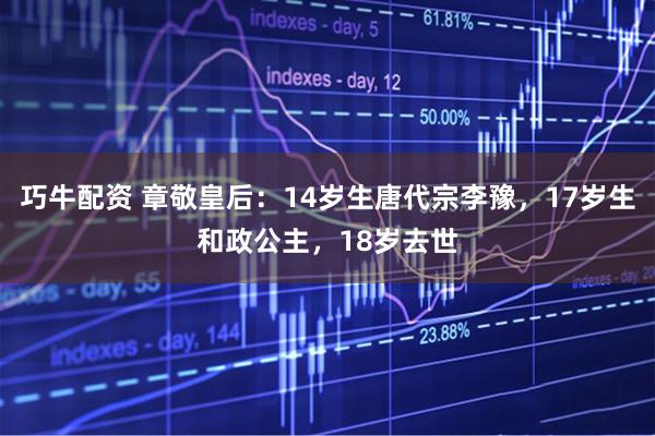 巧牛配资 章敬皇后：14岁生唐代宗李豫，17岁生和政公主，18岁去世